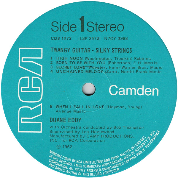 Duane Eddy - Twangy Guitar Silky Strings (LP, Album, RE)