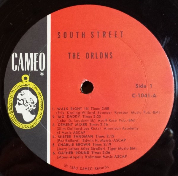 The Orlons - South Street By The Orlons (LP, Album)