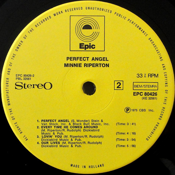 Minnie Riperton - Perfect Angel (LP, Album)