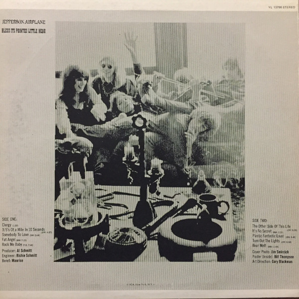 Jefferson Airplane - Bless Its Pointed Little Head (LP, Album, RE)