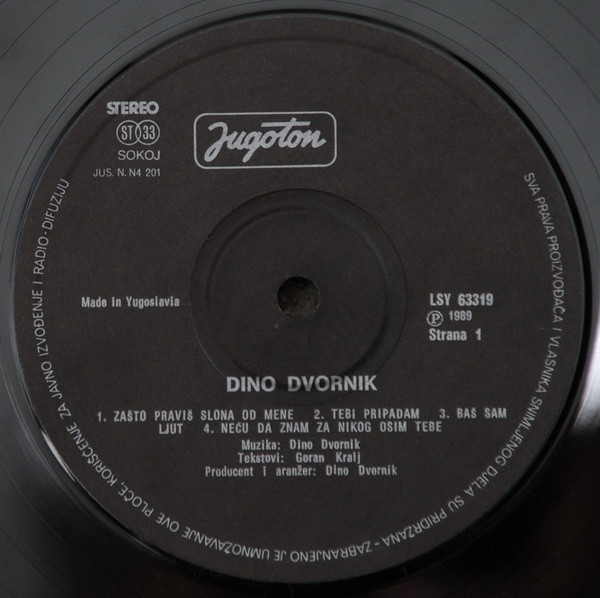 Dino Dvornik - Dino Dvornik (LP, Album)