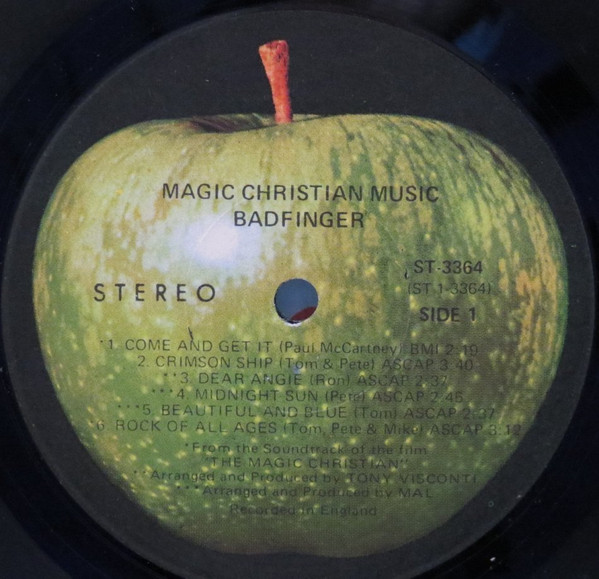 Badfinger - Magic Christian Music (LP, Album, Jac)