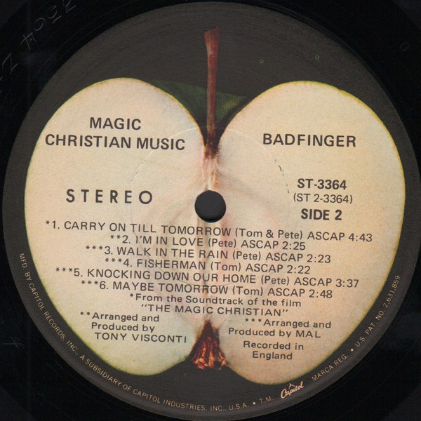 Badfinger - Magic Christian Music (LP, Album, Jac)
