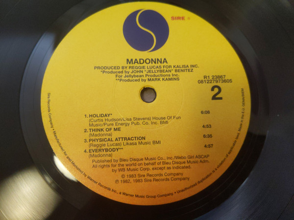 Madonna - Madonna (LP, Album, RE, 180)
