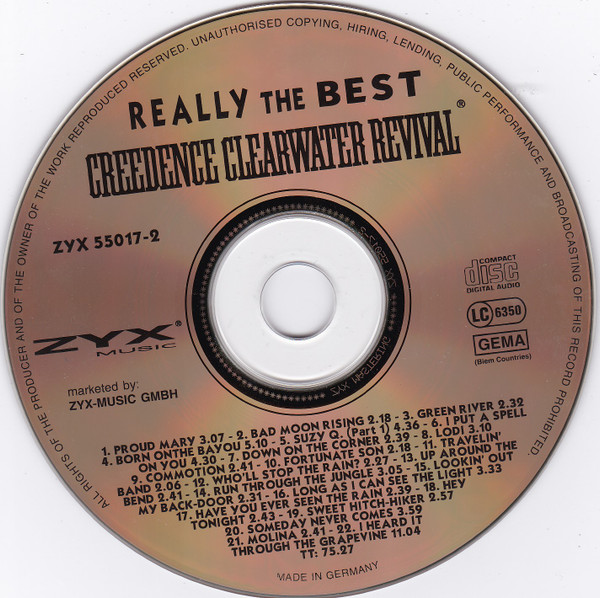 Creedence Clearwater Revival - Really The Best (CD, Comp, Gol)