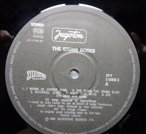 The Stone Roses - The Stone Roses (LP, Album)