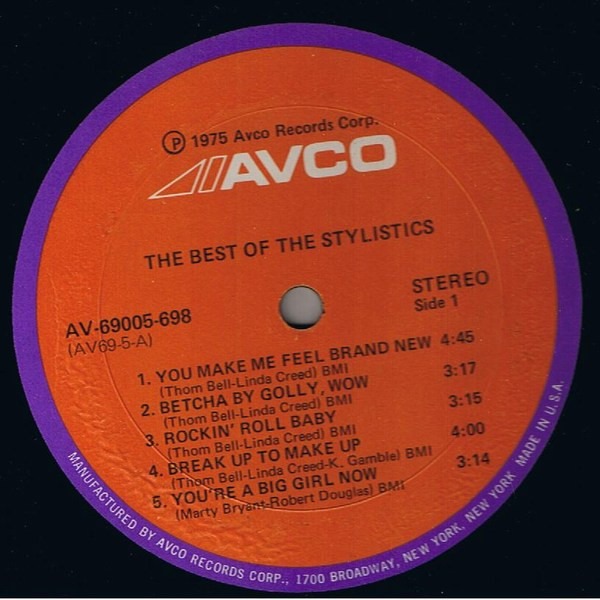 The Stylistics - The Best Of The Stylistics (LP, Comp, She)