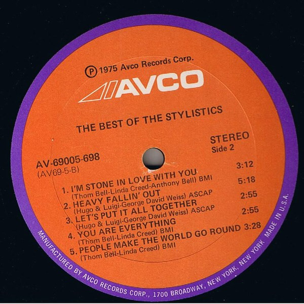 The Stylistics - The Best Of The Stylistics (LP, Comp, She)
