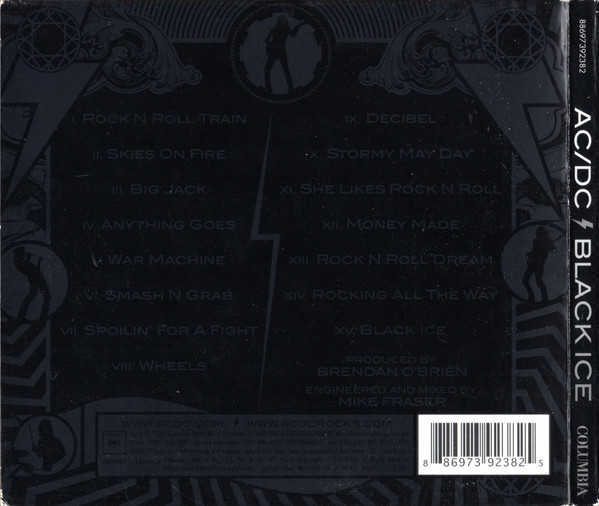 AC/DC - Black Ice (CD, Album, Red)