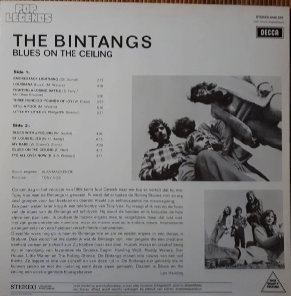 The Bintangs* - Blues On The Ceiling (LP, Album, RE)