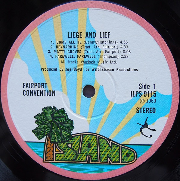Fairport Convention - Liege & Lief (LP, Album, RP, Pin)