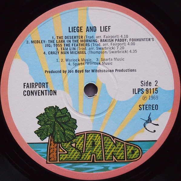 Fairport Convention - Liege & Lief (LP, Album, RP, Pin)