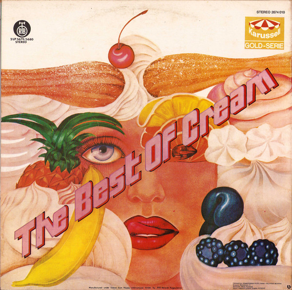 Cream (2) - The Best Of Cream (2xLP, Comp, RE)