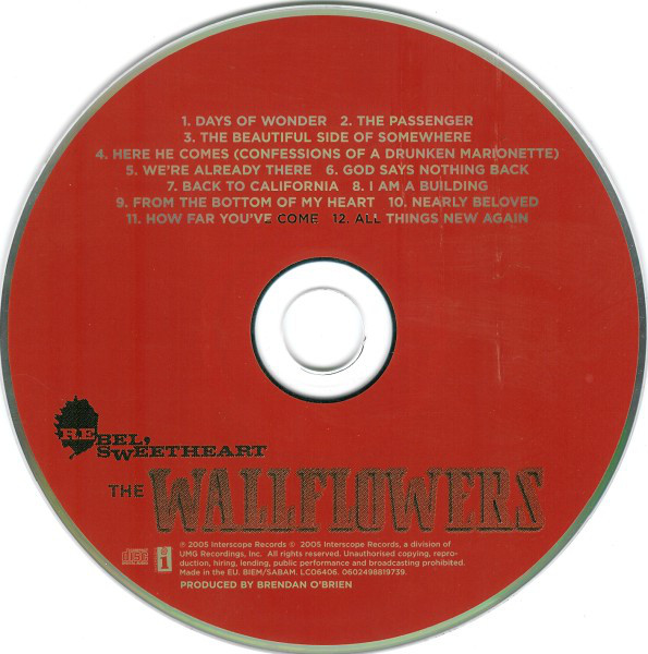 The Wallflowers - Rebel, Sweetheart (CD, Album)