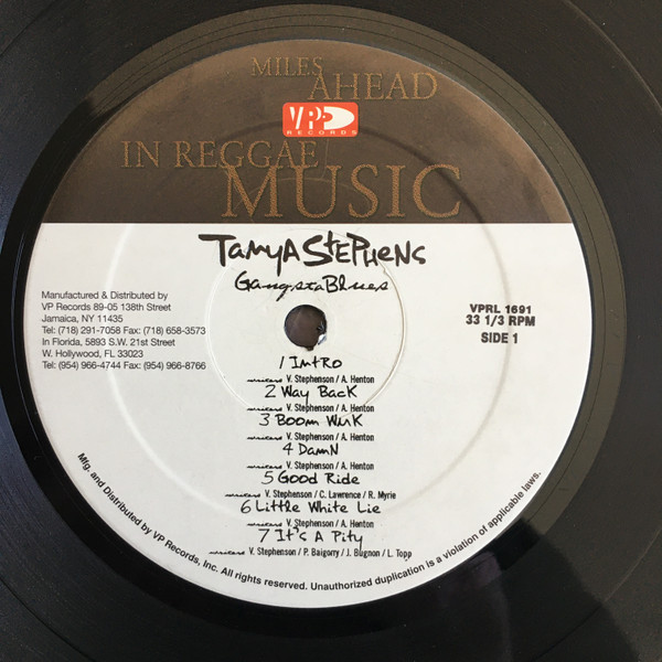 Tanya Stephens - Gangsta Blues (LP, Album)