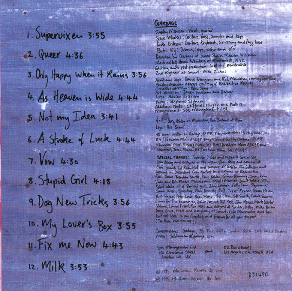 Garbage - Garbage (CD, Album)