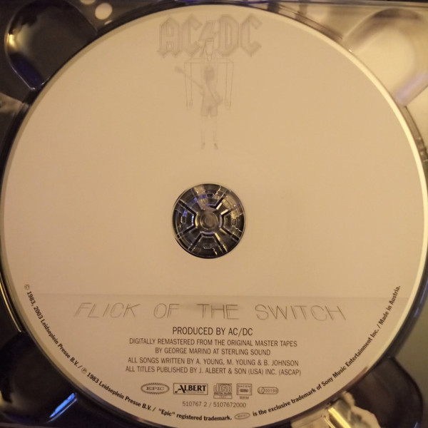 AC/DC - Flick Of The Switch (CD, Album, Enh, RE, RM, Dig)