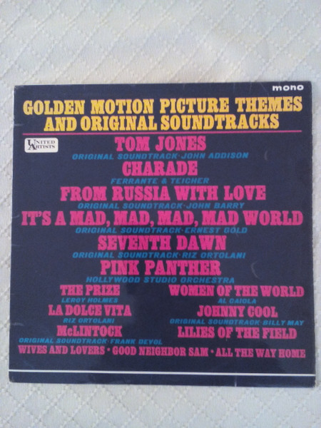 Various - Golden Motion Picture Themes And Original Soundtracks (LP, Comp, Mono)