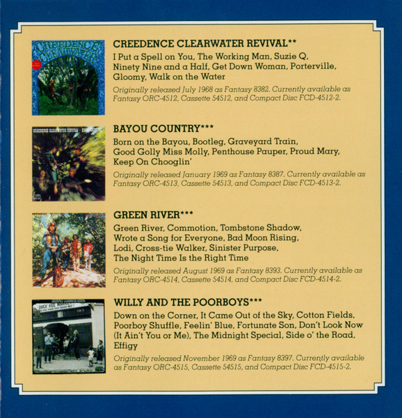 Creedence Clearwater Revival Featuring John Fogerty - Chronicle (The 20 Greatest Hits) (CD, Comp, RE, RM)