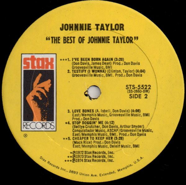 Johnnie Taylor - The Best Of Johnnie Taylor (LP, Comp)