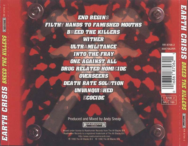 Earth Crisis - Breed The Killers (CD, Album)