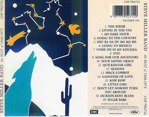 Steve Miller Band - The Best Of 1968 - 1973 (CD, Comp)