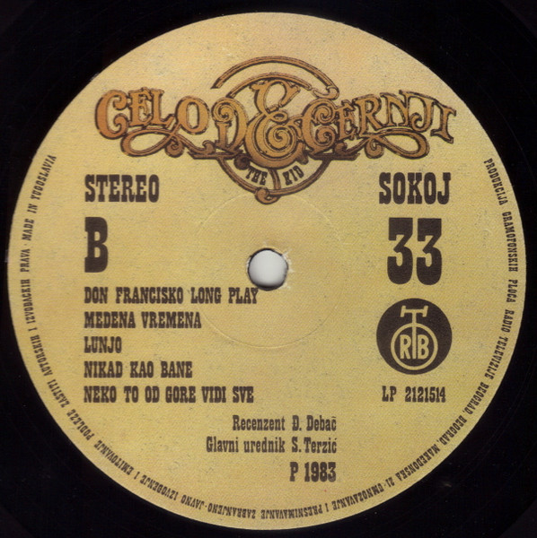 Balašević* - Celovečernji The Kid (LP, Album, RE)