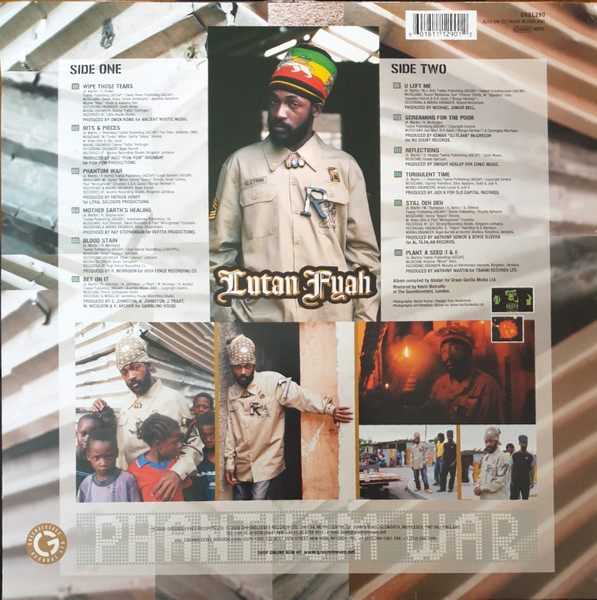 Lutan Fyah - Phantom War (LP, Album)
