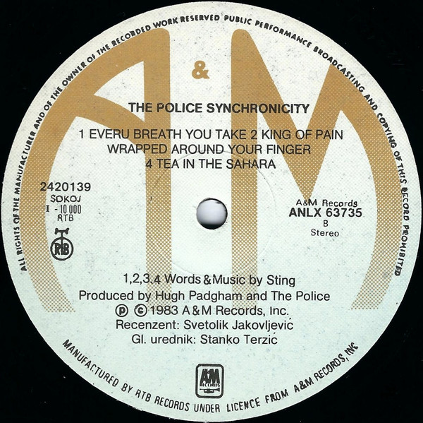 The Police - Synchronicity (LP, Album)