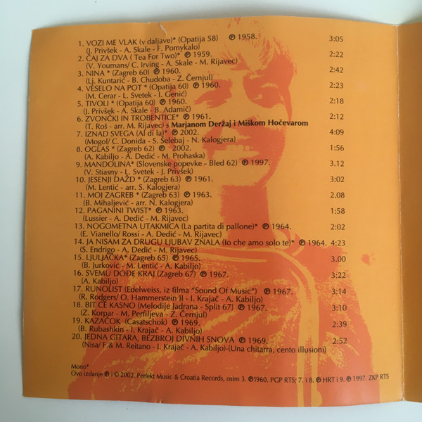 Beti JurkoviÄ‡ - Kronologija - 20 Izvornih Snimaka (CD, Comp, Mono)