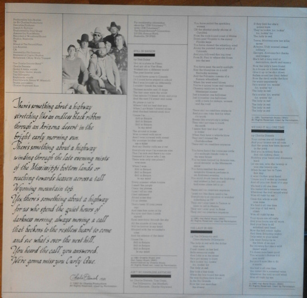 The Charlie Daniels Band - Windows (LP, Album)