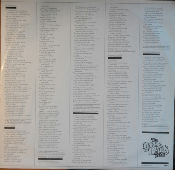 The Charlie Daniels Band - Windows (LP, Album)