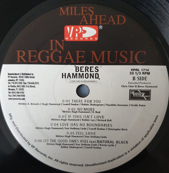 Beres Hammond - Love Has No Boundaries (LP, Album)