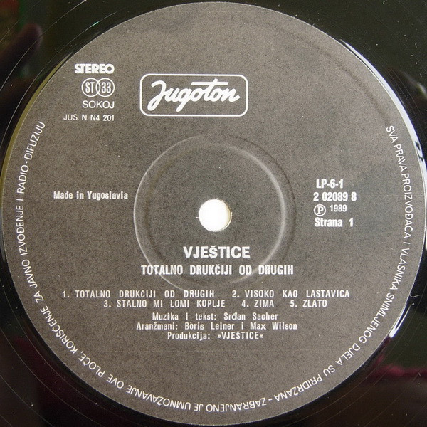 Vještice - Totalno Drukčiji Od Drugih (LP, Album)