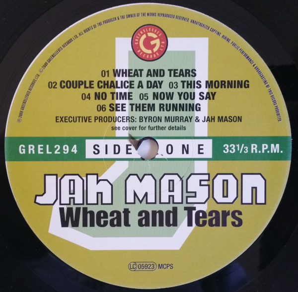 Jah Mason - Wheat And Tears (LP, Album)