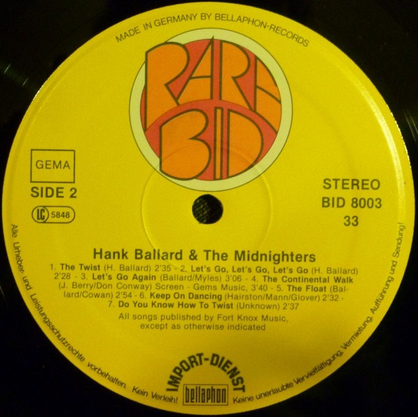 Hank Ballard And The Midnighters* - 14 Hits (LP, Comp)