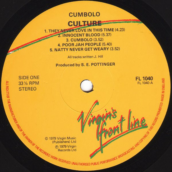 Culture - Cumbolo (LP, Album)