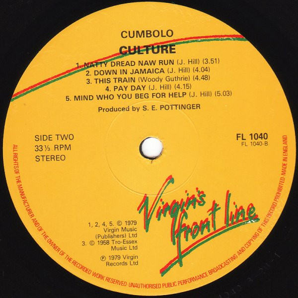 Culture - Cumbolo (LP, Album)