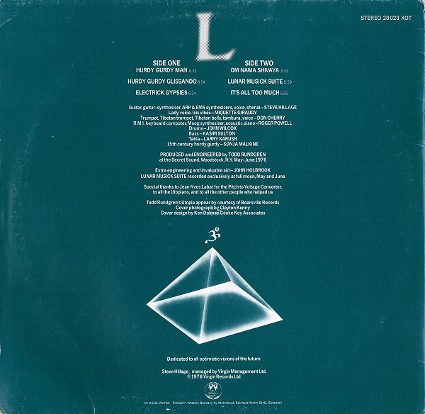 Steve Hillage - L (LP, Album)