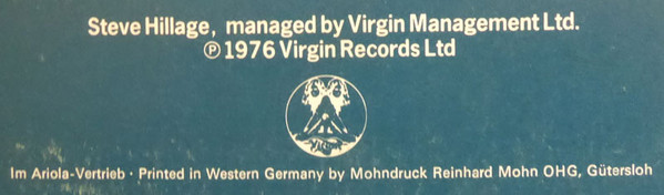 Steve Hillage - L (LP, Album)
