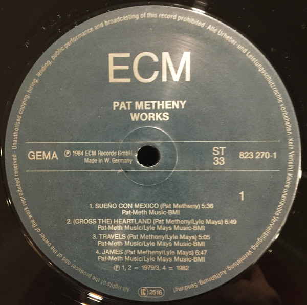 Pat Metheny - Works (LP, Comp)