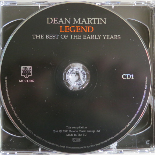 Dean Martin - Legend The Best Of The Early Years (2xCD, Comp)