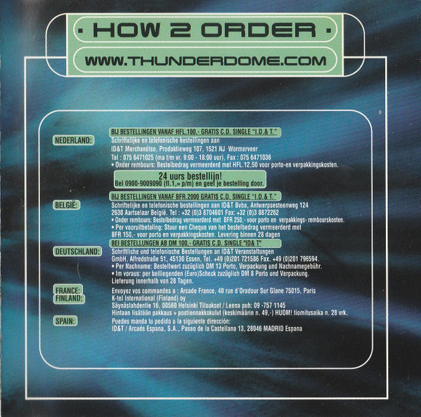 Various - Thunderdome Live Presents Global Hardcore Nation (2xCD, Comp, Mixed)