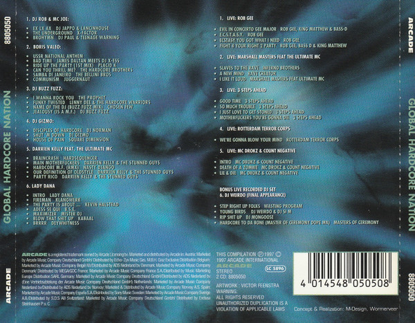 Various - Thunderdome Live Presents Global Hardcore Nation (2xCD, Comp, Mixed)