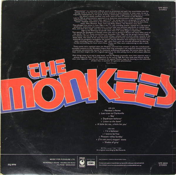 The Monkees - Best Of The Monkees (LP, Comp, RE)