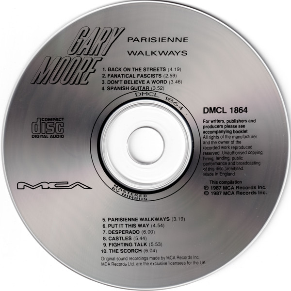 Gary Moore - Parisienne Walkways (CD, Comp)