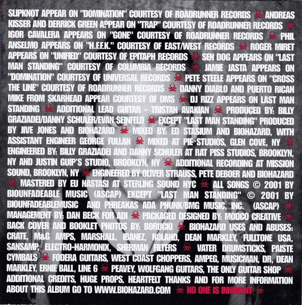 Biohazard - Uncivilization (CD, Album, Ltd, Dig)