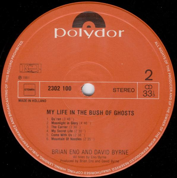 Brian Eno - David Byrne - My Life In The Bush Of Ghosts (LP, Album, Pol)