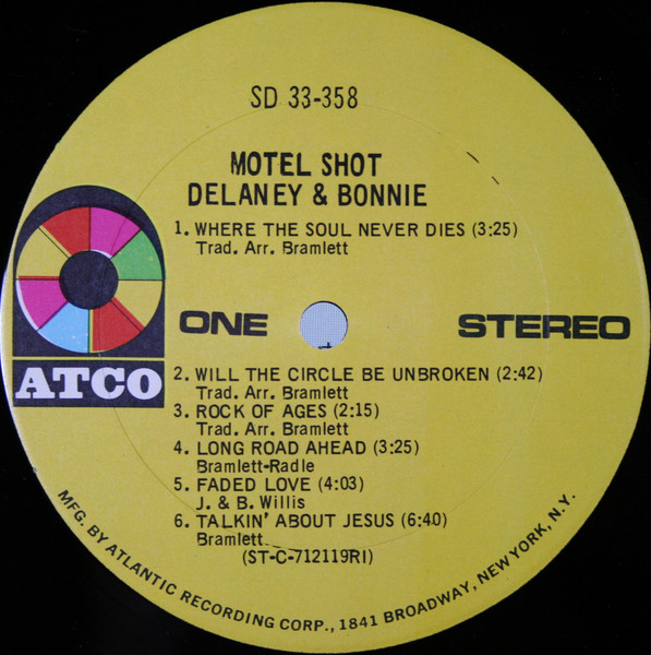 Delaney & Bonnie & Friends - Motel Shot (LP, Album, RI )