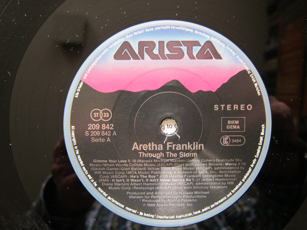 Aretha Franklin - Through The Storm (LP, Album)